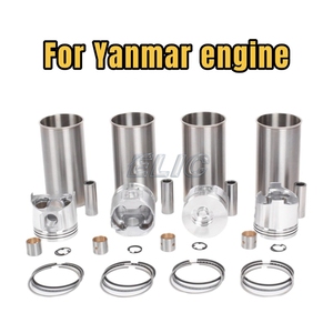 ชุดซ่อมบำรุงเครื่องยนต์รถขุด ชุดโอเวอร์ฮอล ชุดซับในกระบอกสูบสำหรับ - Product Image 6