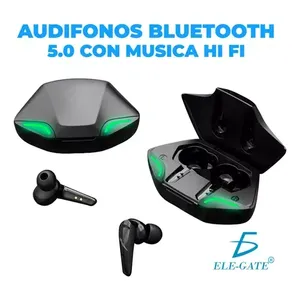 Auriculares Inalámbricos TWS para Gaming Impermeables con Luces LED, Sonido con Bajos Potenciados, Carga Tipo-C, Asistente de Voz Integrado, Dinámicos de 8 MM - Product Image 5