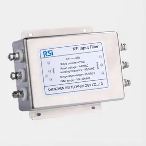 Üç fazlı 380v/440v güç filtresi 5A-200A giriş hattı VFD servo sürücü için emi filtre AC sürücü dönüştürücü endüstriyel Emi filtre