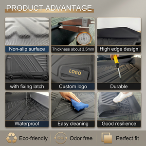 Pré-vente Nouveau Tapis de Sol de Voiture 3D 5D en TPE, Épaisseur 3,5 mm, 4 Pièces, Compatible avec Avanza Veloz <span class=keywords><strong>2022</strong></span> - Product Image 2
