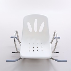 Taburete de ducha OEM para bañera, de acero inoxidable y plástico, giratorio, tipo cuadrado grande, asiento de baño para adultos y niños. - Product Image 1