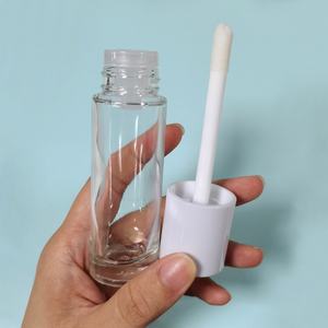 Emballage recyclable pour fond de teint liquide et blush, tube correcteur en verre avec grand pinceau, tube gloss à lèvres en verre avec grand applicateur 35ml - Product Image 1