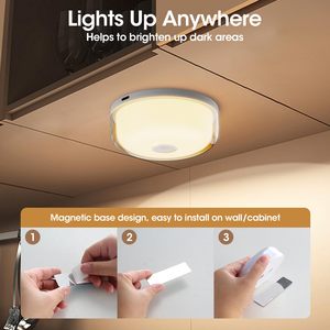Lampes de placard à changement de couleur IP44 15RGBW, éclairage d'ambiance rechargeable, télécommande tactile <span class=keywords><strong>sans</strong></span> fil, lampe LED intelligente, <span class=keywords><strong>lumière</strong></span> de table - Product Image 5