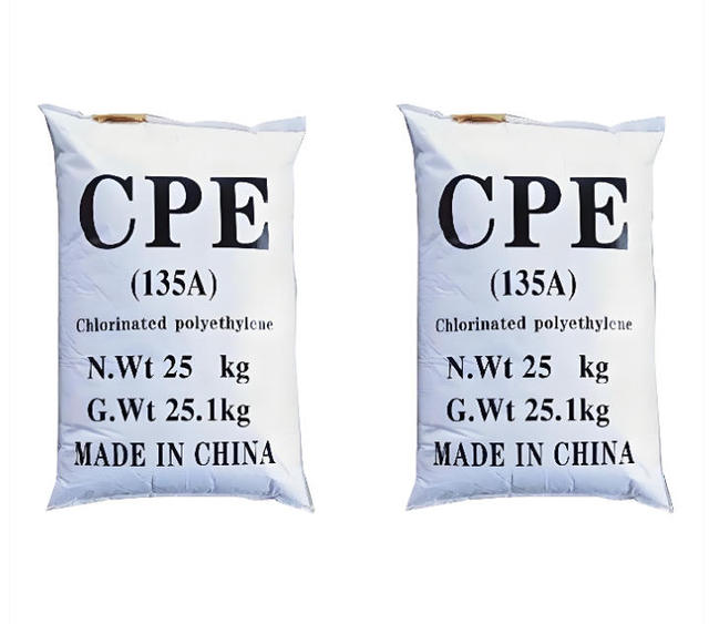 Synthetic Resin Chlorinated Polyethylene (CPE) Polymer Product Category Also Known As PVC or Polyol in Powder Appearance
