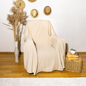 Wholesale Custom 100% Pure Linen Couch <b>Sofa</b> Armchair Cover Embroidered <b>Slipcover</b> Classic Style for Living Room Four Season - Product Image 1
