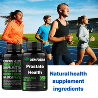 Capsules de soutien de la prostate pour hommes OBM/OEM - Complément alimentaire à base de plantes pour la santé de la prostate chez les hommes adultes, vente en gros d'usine
