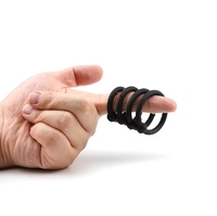 4 tailles en 1 ensemble avec silicone à haute élasticité, conçu pour retarder l'éjaculation et améliorer le plaisir pour les hommes