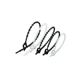 Verstellbare Knoten kugel 4 Zoll Nylon Kunststoff Perlen Kabelbinder