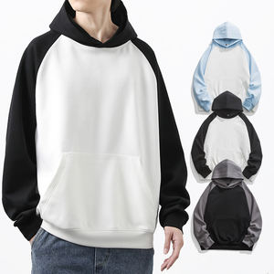 Sweat à capuche brodé personnalisé Sweatshirts à capuche unisexes en polyester surdimensionnés à épaules tombantes Sweatshirts à capuche avec logo personnalisé - Product Image 1