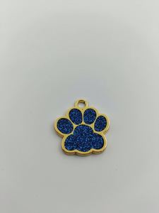 Venta al por mayor de fábrica: Placa de identificación para perro con colgante de llavero en forma de pata, de aleación de zinc y metal brillante. Oferta especial en artesanías metálicas. - Product Image 3