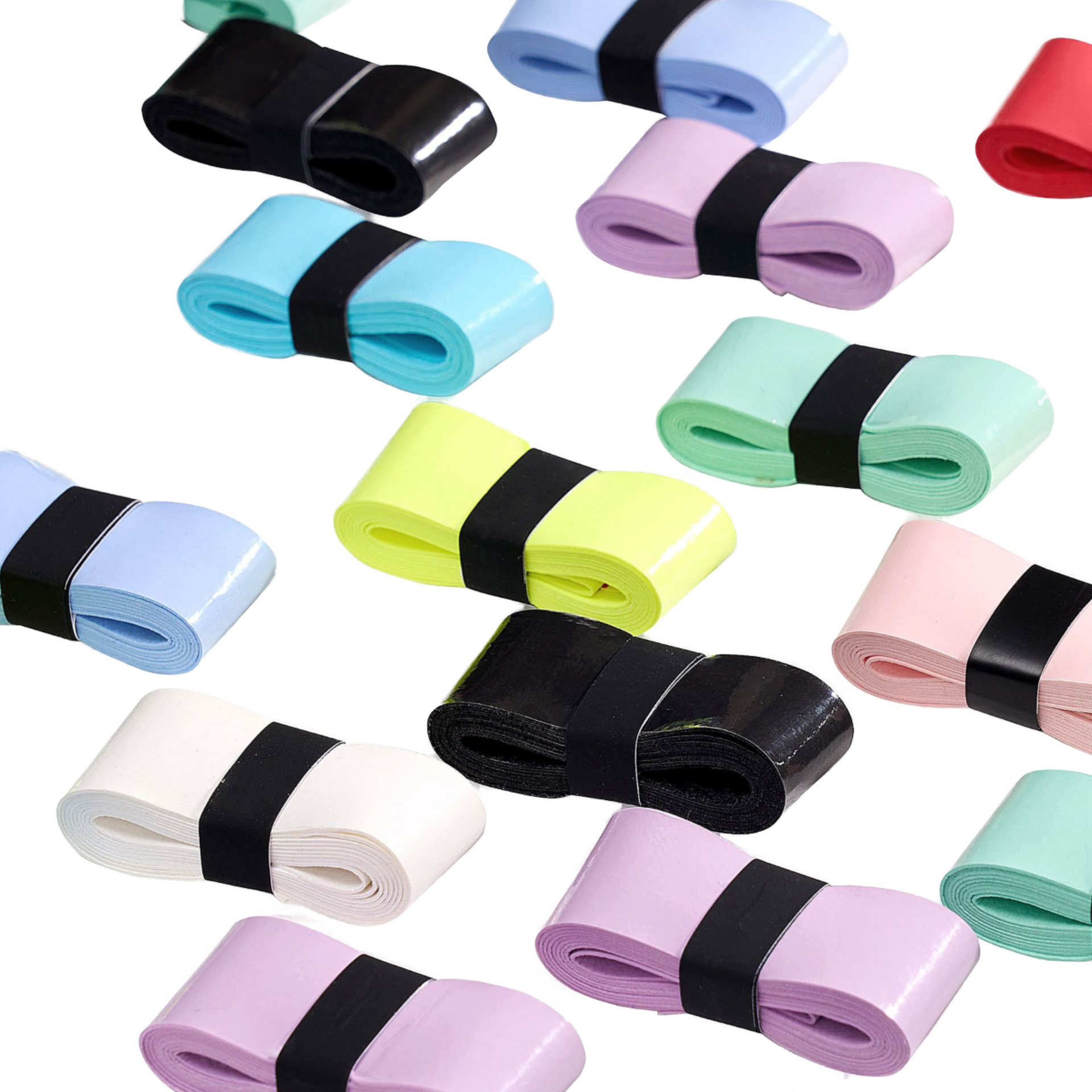 1pcs Factory Direct Tennis Racket Grip Tape Sweat Absorption Accessory Made From PU for Badminton Pickball Squash Sports