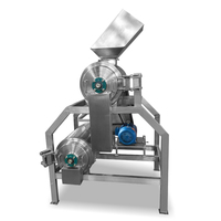 RVS tomatenpuree verwerkingsmachine/papaya puree productie/fruitpulpmachines mango jam pulper