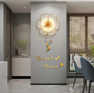 Reloj de pared moderno y sencillo para sala de estar, nuevo reloj recreativo para el hogar y restaurante, lámpara de pared <span class=keywords><strong>2022</strong></span> - Product Image 1