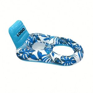 Flotador con Diseño de Hojas: Balsa Inflable para Adultos, Ideal para Fiestas en la Piscina y Diversión de Verano - Product Image 1