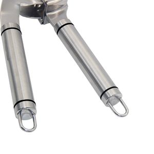 Presse-ail manuel en acier inoxydable, hachoir à ail, presse-ail en acier inoxydable avec éplucheur - Product Image 5