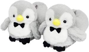 Sevimli peluş hayvan terlikleri kabarık sıcak peluş ev ayakkabıları yenilik yumuşak terlik karikatür hediyeler çocuklar için - Product Image 2