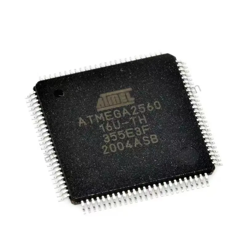 ATMEGA2560-16AU ไมโครคอนโทรลเลอร์และโปรเซสเซอร์ ชิ้นส่วนอิเล็กทรอนิกส์