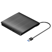 Masaüstü kullanım için Windows 11 ile uyumlu PC ve dizüstü bilgisayar için USB 3.0 harici optik sürücü DVD OYNATICI ve CD brülör