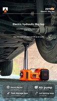Gatos hidráulicos portátiles para coche, gato hidráulico de 5 toneladas, gato eléctrico para coche y gato hidráulico para reemplazo de neumáticos de emergencia y reparación de vehículos