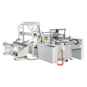 Automatic Plastic Film Bag Edge Ironing Machine Folding Heat Sealing Bag Making Machine