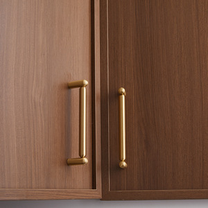 2026 New Product Brass Modern Minimalist Brushed Surface-Mounted Furniture Handle for Drawers Wine Cabinets Kitchen - Product Image 5
