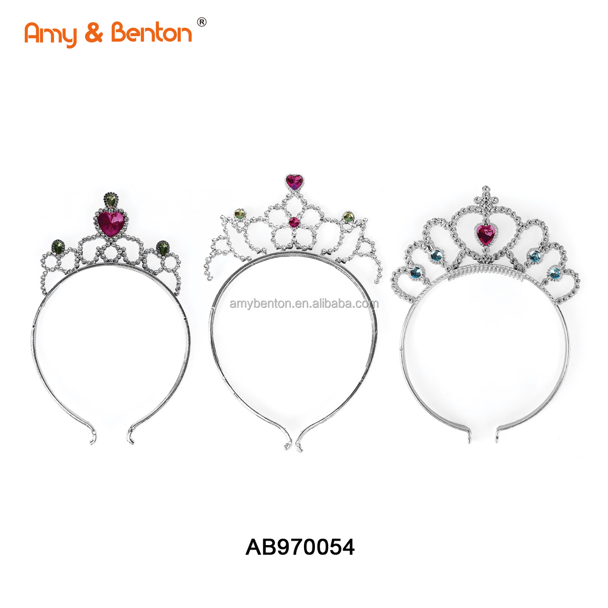 Bandeaux de couronne pour enfants bandes de cheveux diadème paillettes