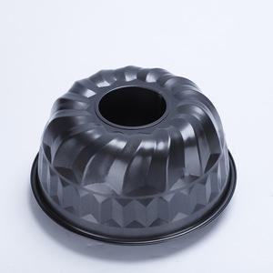 Pumpkin Cake Mold Non-Stick Coated Carbon Steel Baking Pan For Home DIY Cake Making Black 1 Piece - Product Image 1