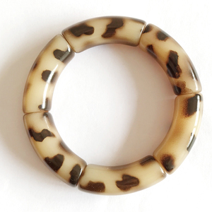 <span class=keywords><strong>Bracelet</strong></span> élastique imprimé animal en tube de gelée tortue de 8 mm, sans métal, tendance - Product Image 3