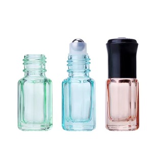 Botellas de 3ml-12ml con Logotipo Serigrafiado Personalizado - En Existencia Hecho en China Botellas de Vidrio Octagonal de Colores con Roll-On - Product Image 4