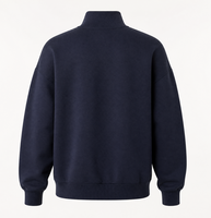 Vente en gros directe d'usine, sweat-shirt à col roulé vintage en coton mélangé pour hommes, logo personnalisé avec plusieurs options de personnalisation