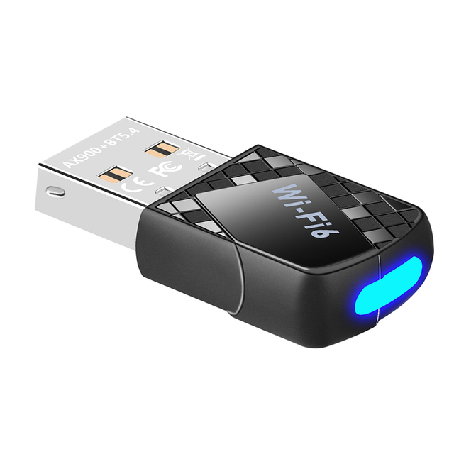 AX900 USB WiFi 6 BT 5.4 Adapter Dual Band 900Mbps USB Network Card Mini USB 2in1 Dongle Wireless WiFi Receiver