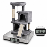 Arbre à chat compact populaire pour condo avec rampe à gratter – Fabricant