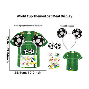 مجموعة إكسسوارات مشجعي كرة القدم للولايات المتحدة-كندا-المكسيك <span class=keywords><strong>2026</strong></span> تشمل عصابة رأس وأقراط ووشم مؤقت - Product Image 4