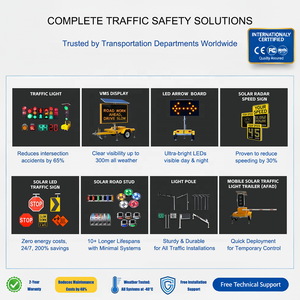 Letrero de tráfico de límite de altura LED alimentado por energía solar de tamaño personalizado GA Equipo de construcción de carreteras de aluminio reflectante Tipo de pie - Product Image 5