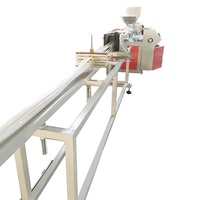 La ligne de machine d'extrusion de bâton de tige en plastique de conception à vis unique PP PE ABS POM comprend un noyau de boîte de vitesses de moteur de roulement de pompe