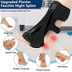 Upgraded Foot Drop Stretch Belt Night Splint Adjustable Unisex Fixed <b>Ankle</b> <b>Brace</b> Foot <b>Support</b> - Product Image 4