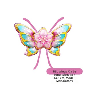 Globos de Helio Coloridos con Forma de Mariposa y Flor de Dibujos Animados para Decoración de Bodas, Navidad, Cumpleaños y Fiestas - Product Image 6