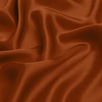Tissu en Soie Satin Charmeuse 100% Pure Naturelle 19 Momme 114cm, Lisse et Brillant, Teint Uni, pour Vêtements de Nuit et Blouses