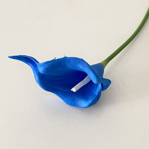 Mini <span class=keywords><strong>Calla</strong></span> artificielle en PU pour bouquet de mariage, décoration intérieure, plante de simulation florale, vente en gros transfrontalière - Product Image 6