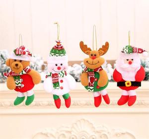 2024 adornos de Feliz Navidad regalo de Navidad Santa Claus muñeco de nieve árbol muñeca de juguete colgar adornos navideños para el hogar Decoración de Año Nuevo - Product Image 2