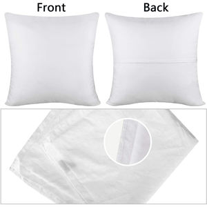 Taie d'oreiller carrée en coton blanc personnalisée, en stock en Espagne, imprimez votre design préféré, décoration d'intérieur unique, idée cadeau personnalisée - Product Image 2