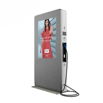 EV Charger Station Advertising Unit AC Charger Outdoor Commercial Electric Vehicle Charging Station