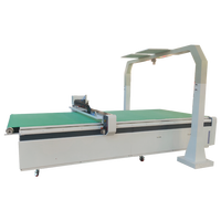 Machine de découpe automatique de tapis et de moquettes CNC PLC - Haute précision, adsorption sous vide, reconnaissance visuelle par caméra de grande taille
