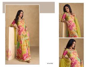 Vente en gros Sangam Salwar Kameez de créateur pour occasions spéciales, parfait pour mariage et fête, costume de style pakistanais - Product Image 5