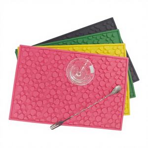 Tapete de Almacenamiento para Barbería, de Plástico PVC Negro, para Salón de Belleza, Estación de Trabajo, Reutilizable, Ajustable, Antideslizante - Product Image 1