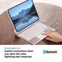Apple iPad Pro 11" M4 M5 2024/2025 için OEM Manyetik Klavye Kılıfı, Trackpad ve Arkadan Aydınlatmalı Tuşlar - Toptan Satış