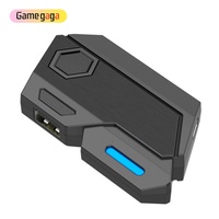 Gamegaga Combo 4 en 1 Mix SE/Elite, Mini Teclado y Ratón con Retroiluminación RGB, Convertidor con Cable, USB 1.0, para Juegos Android