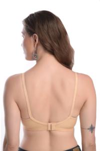 Sujetador de algodón elástico en cuatro direcciones, sujetador de algodón suave, sujetador de copa completa, sujetador de cobertura completa para mujer, sujetador con tirantes ajustables - Product Image 2