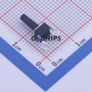 GT-TC075C-H100-L1 Tactile Switch Through hole Component (THT) Switch Single Pole Single Throw Round Button 1N Through Hole - Product Image 2