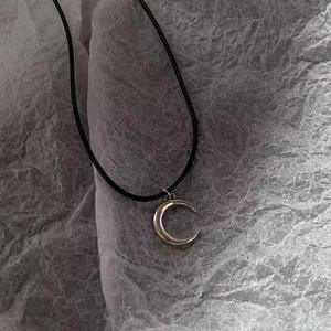 Colore argento Swirly stella anni '90 girocolli celesti migliori amici regalo per amico collana a maglie pendente per bambini uomini e donne - Product Image 3